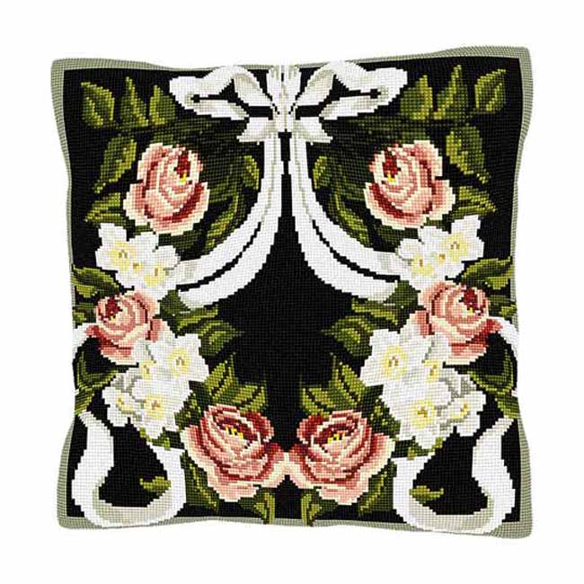 Les Fleurs Tapestry Kit by Brigantia Needlework