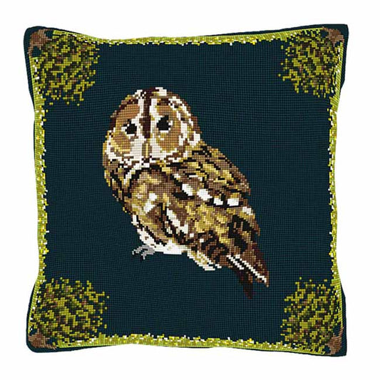 Tawny Owl Tapestry Kit by Brigantia Needlework