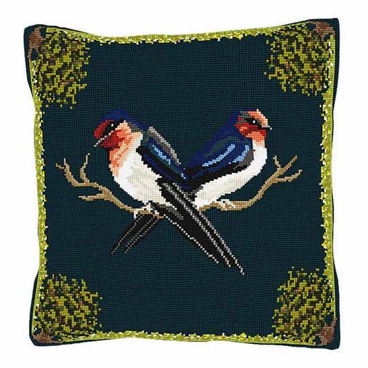 Swallows Tapestry Kit by Brigantia Needlework
