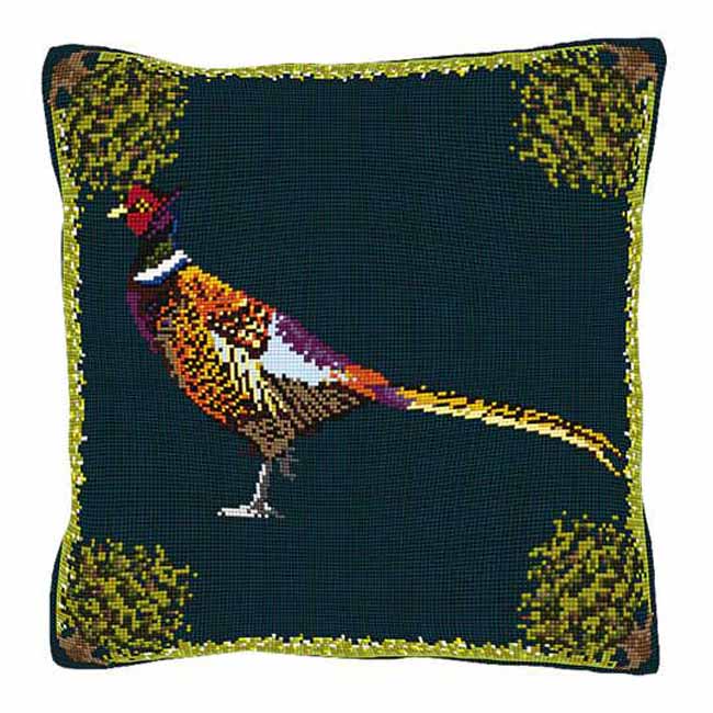 Pheasant Tapestry Kit by Brigantia Needlework