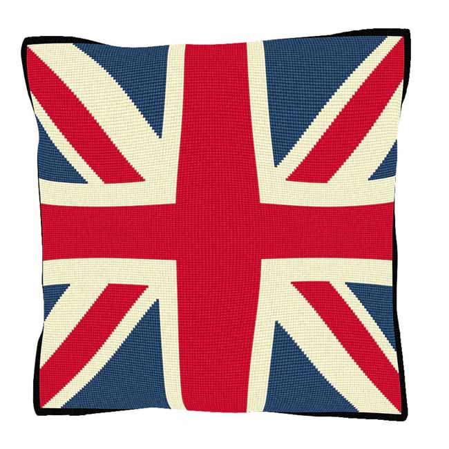Union Jack Tapestry Kit by Brigantia Needlework