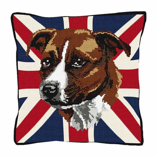 Staffie Tapestry Kit by Brigantia Needlework