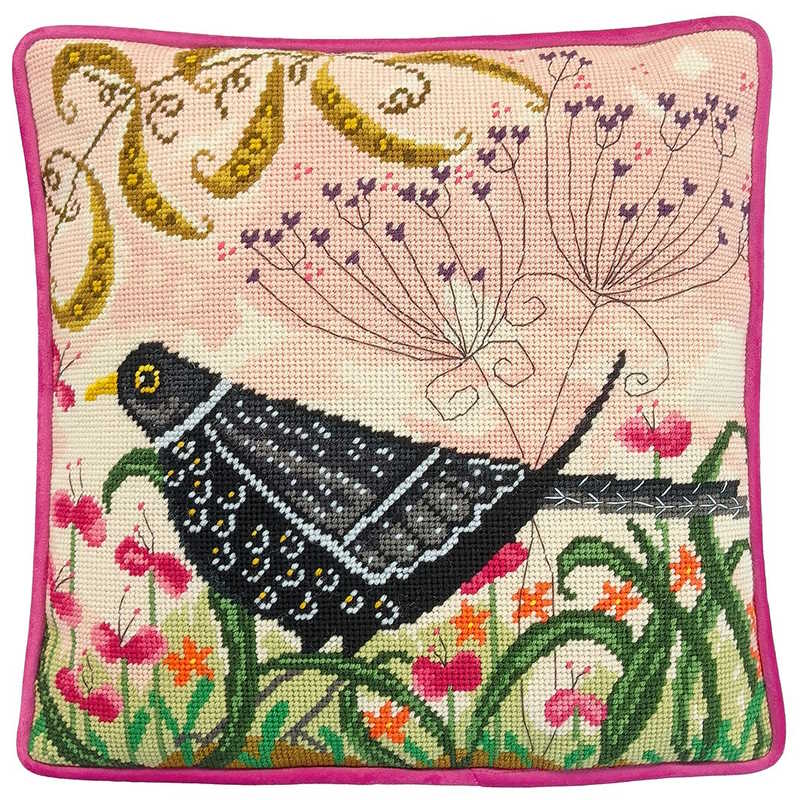 Blackbird Tapestry Kit By Bothy Threads