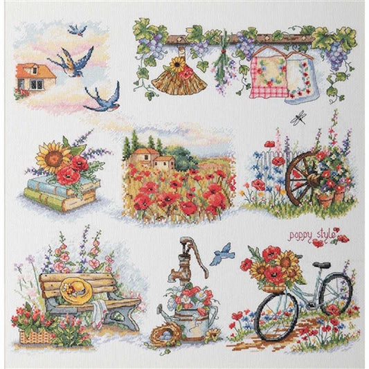 Summer Harmony Cross Stitch Kit By VDV
