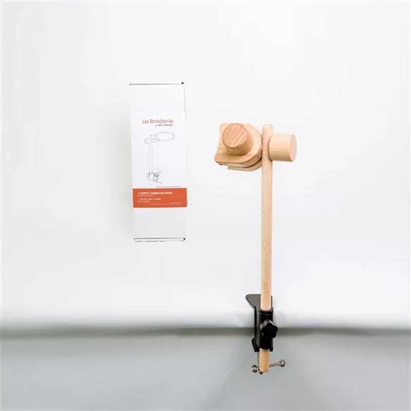 Lightweight Embroidery Hoop Stand with Clamp by Milpoint 