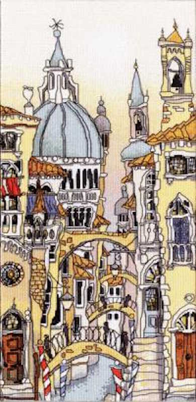 Venice Palazzo One Cross Stitch Kit by Michael Powell