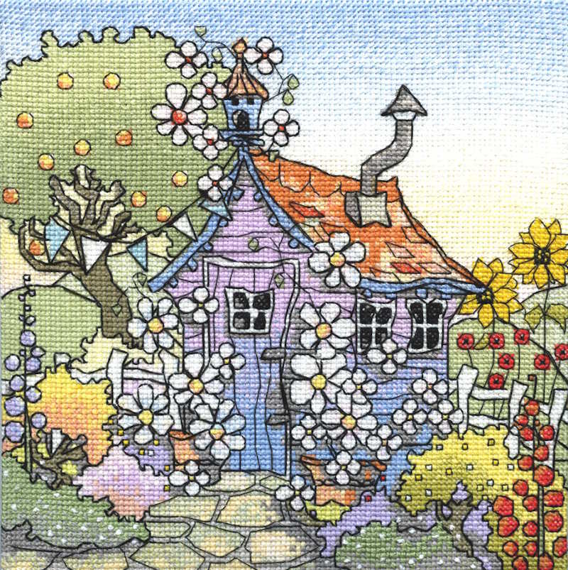 Up the Garden Path Cross Stitch Kit by Michael Powell