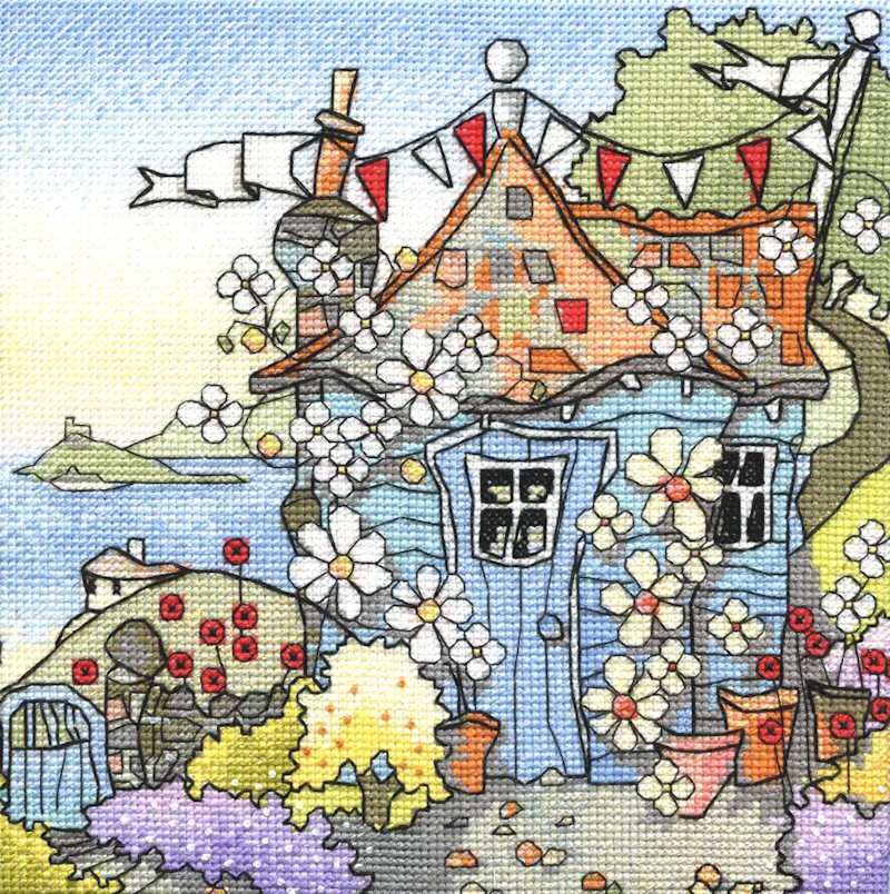 Down the Garden Path Cross Stitch Kit by Michael Powell