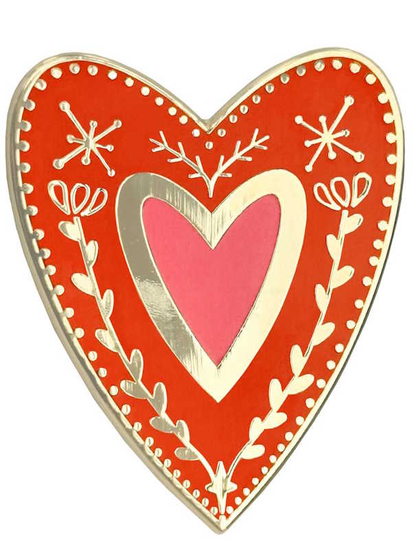 Scandi Heart Needle Minder by Bothy Threads