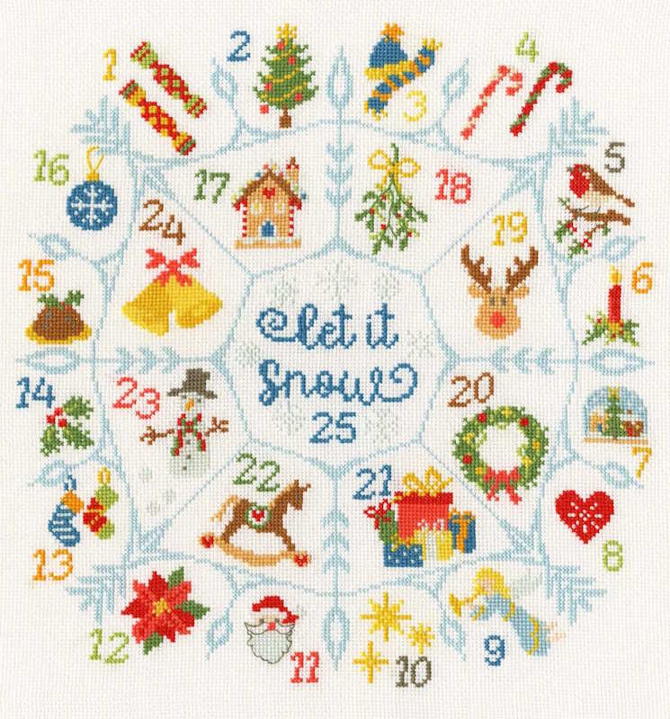 Countdown to Christmas Cross Stitch Kit By Bothy Threads