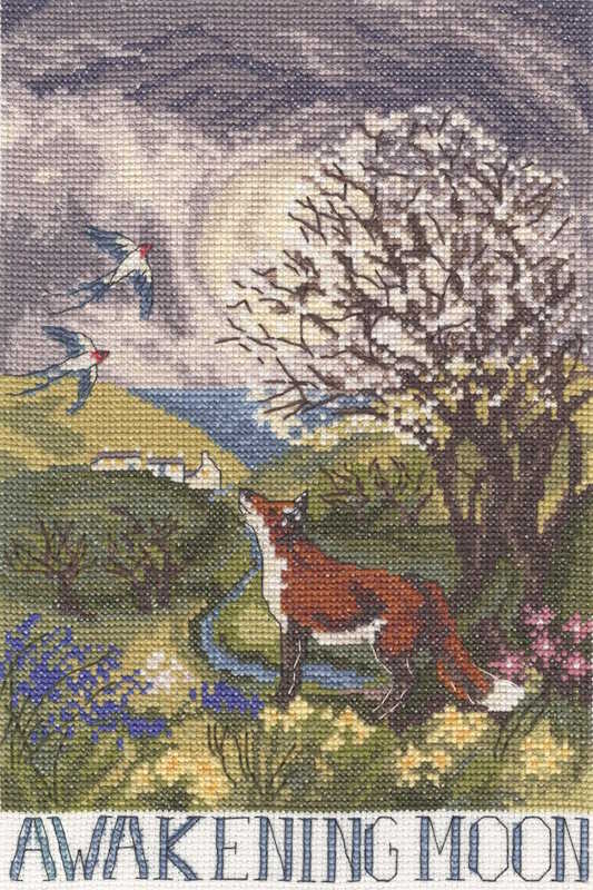Awakening Moon Cross Stitch Kit By Bothy Threads