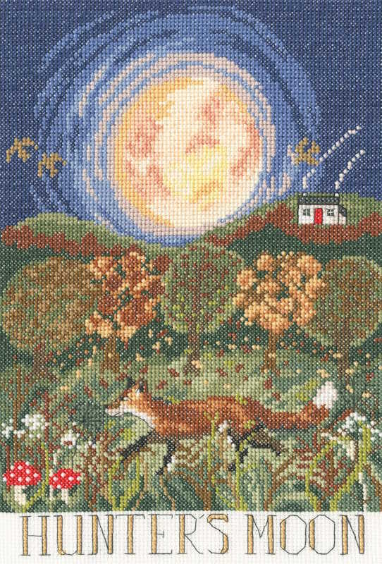 Hunters Moon Cross Stitch Kit By Bothy Threads
