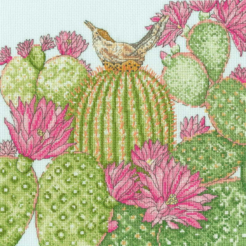 Cactus Garden Cross Stitch Kit By Bothy Threads