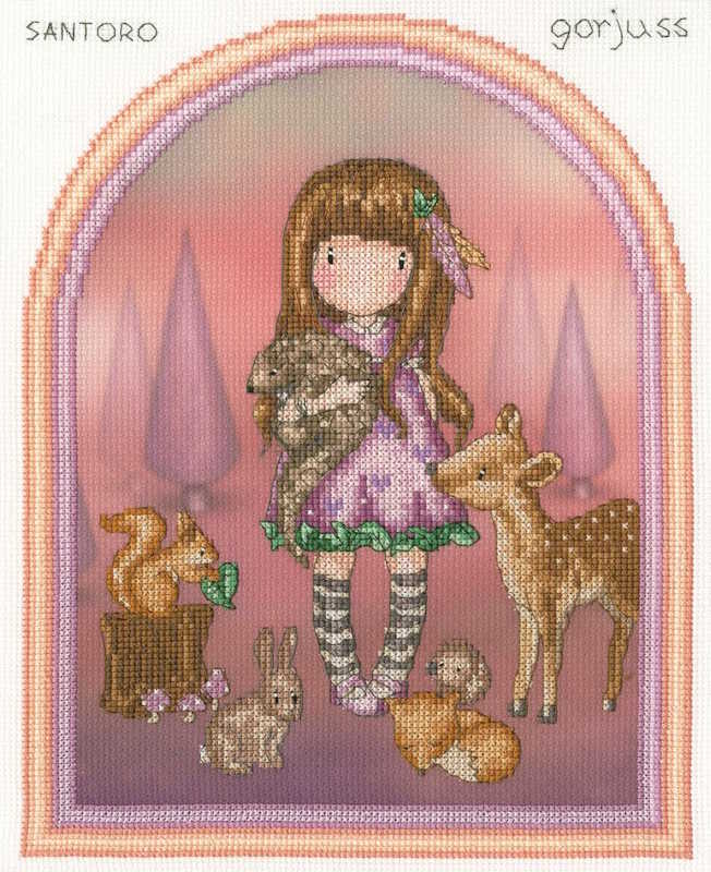 Be Kind to all Creatures Gorjuss Cross Stitch Kit By Bothy Threads