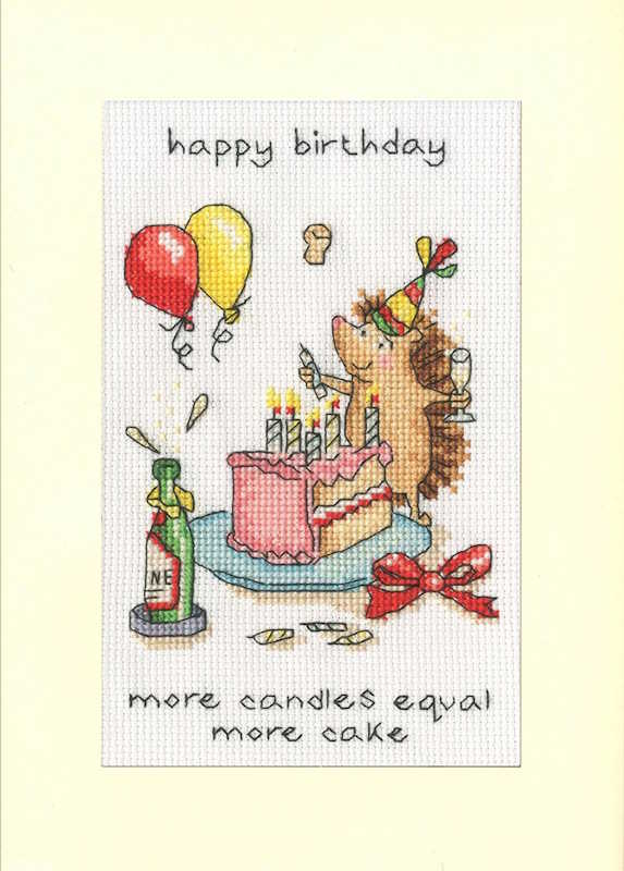 More Candles Cross Stitch Card Kit by Bothy Threads 