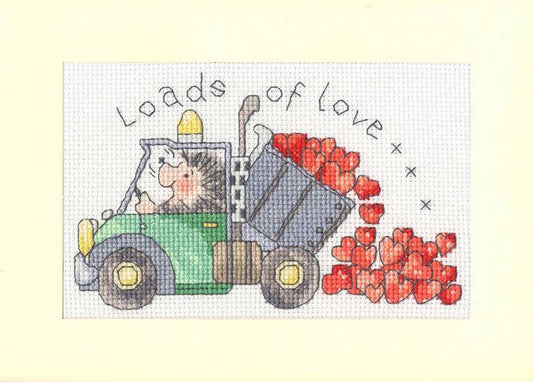 Loads of Love Cross Stitch Card Kit By Bothy Threads