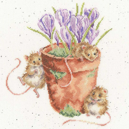Garden Friends Cross Stitch Kit By Bothy Threads
