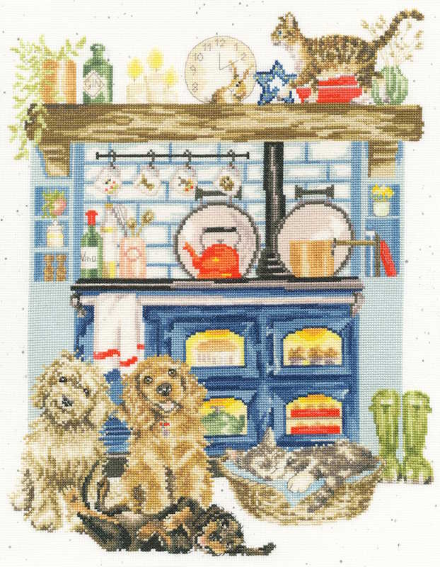 Country Kitchen Cross Stitch Kit By Bothy Threads