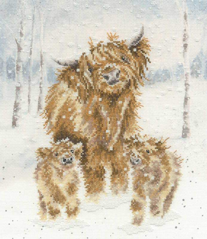Highland Christmas Cross Stitch Kit By Bothy Threads