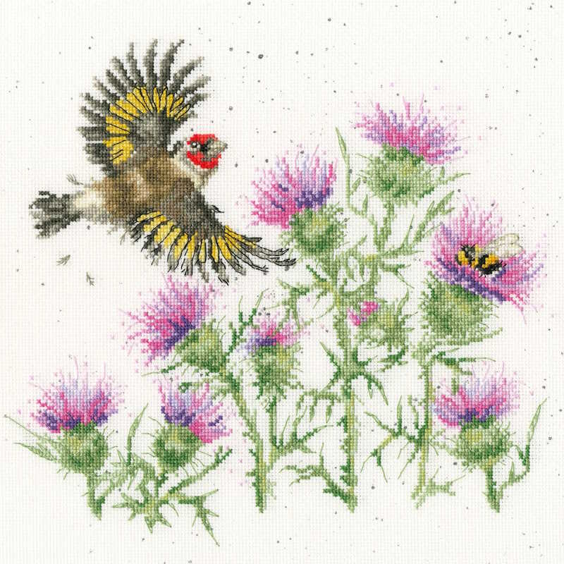 Feathers and Thistles Cross Stitch Kit By Bothy Threads