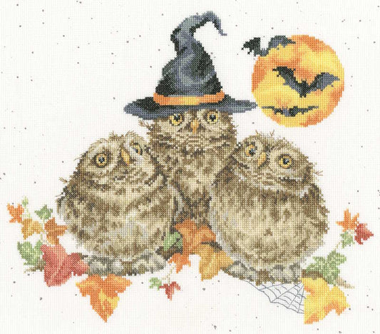 Happy Owl-o-ween Cross Stitch Kit By Bothy Threads