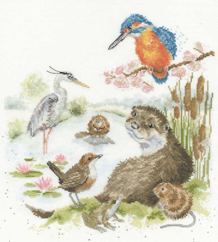 The Water's Edge Cross Stitch Kit By Bothy Threads