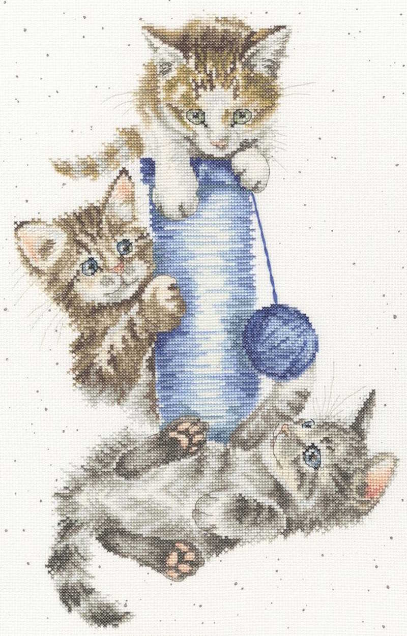 Three's a Crowd Cross Stitch Kit By Bothy Threads