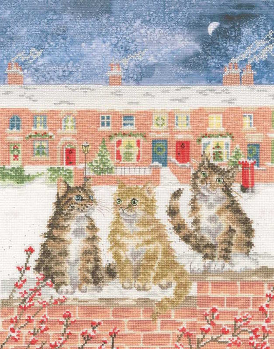 Snow is Glistening Cross Stitch Kit By Bothy Threads
