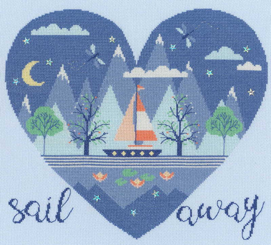 Sail Away Cross Stitch Kit By Bothy Threads