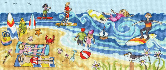 Seaside Fun Cross Stitch Kit By Bothy Threads