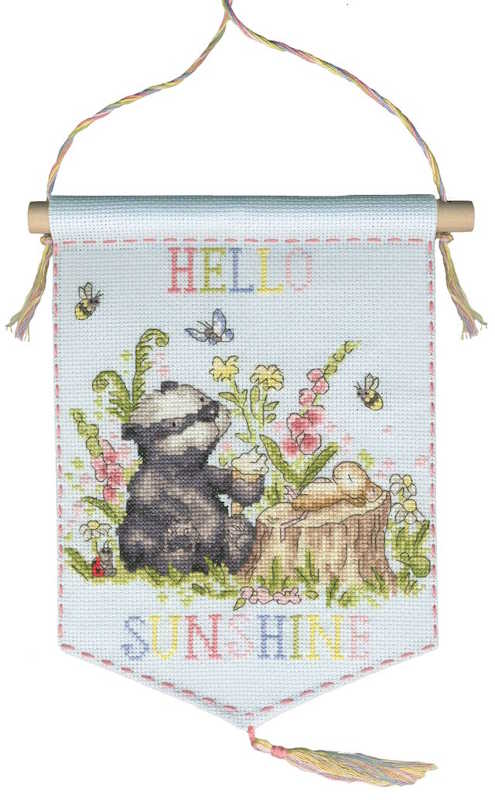 Hello Sunshine Cross Stitch Kit By Bothy Threads