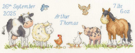 Farmyard Welcome Cross Stitch Kit By Bothy Threads
