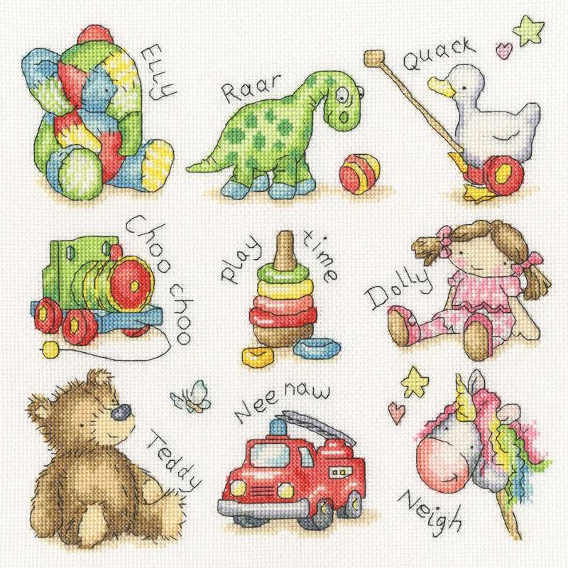 Play! Cross Stitch Kit By Bothy Threads