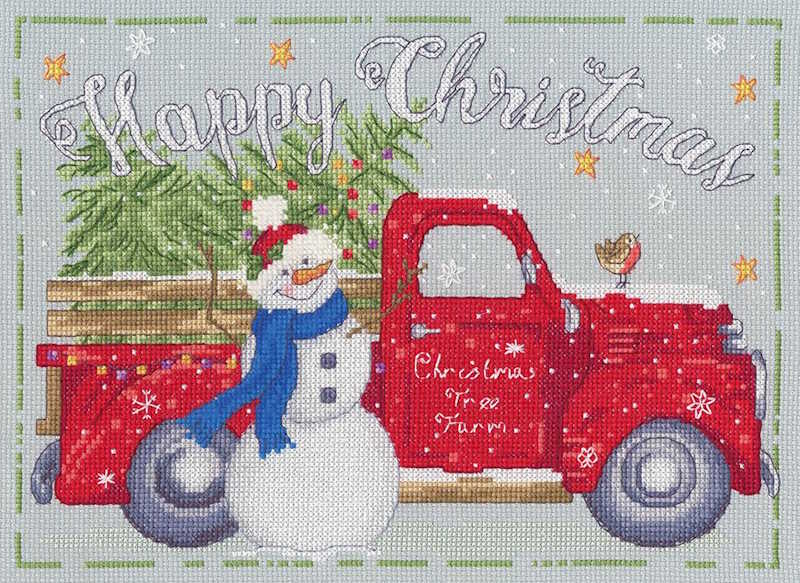 Christmas Tree Farm Cross Stitch Kit By Bothy Threads