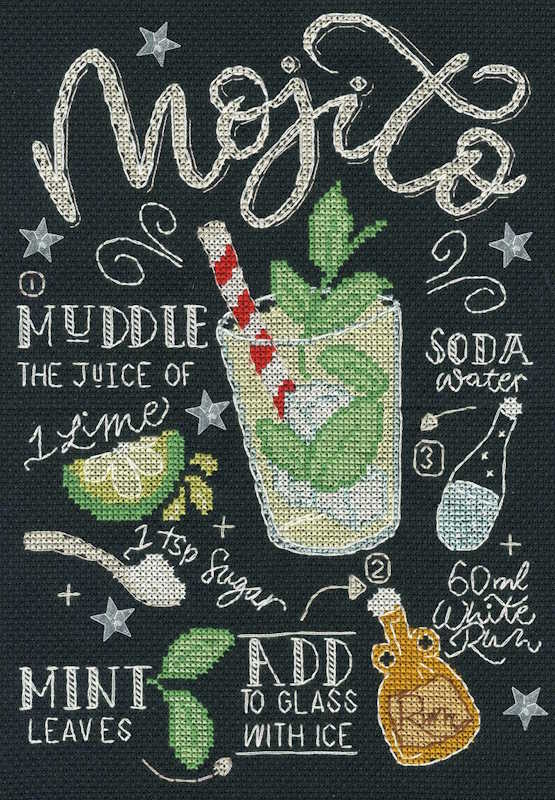 Mojito Cross Stitch Kit By Bothy Threads