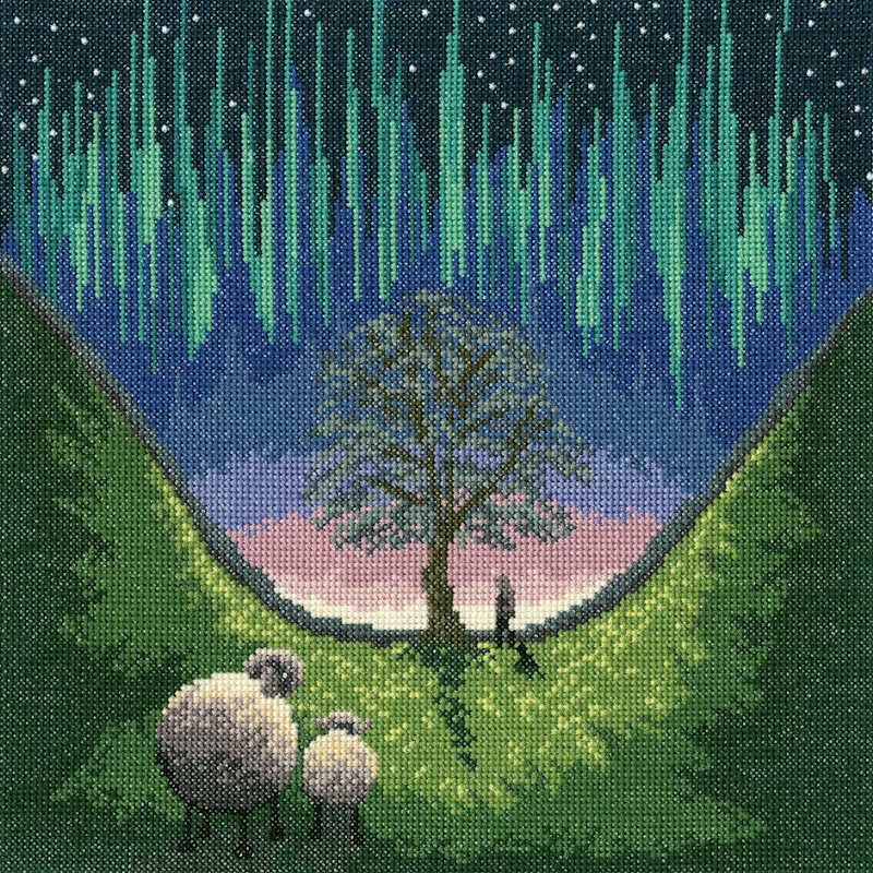 Sycamore Gap Lucy Pittaway cross stitch kit by Bothy Threads