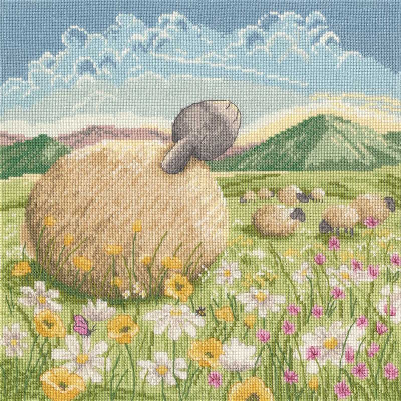 Basking in the Sun Lucy Pittaway Cross Stitch Kit By Bothy Threads