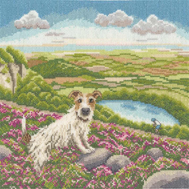 One Vet and His Dog Lucy Pittaway Cross Stitch Kit By Bothy Threads