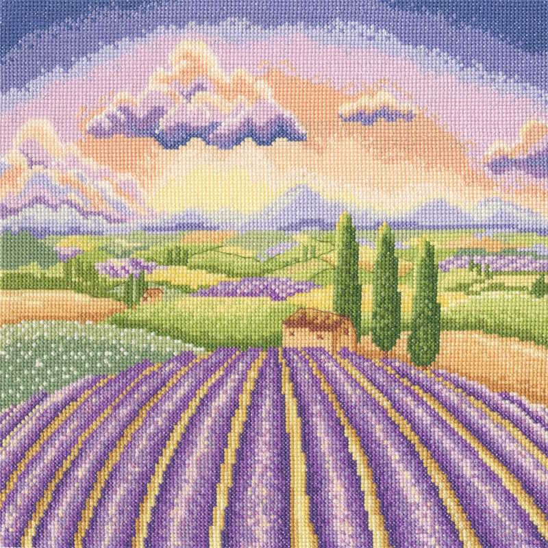 Lavender Fields Lucy Pittaway Cross Stitch Kit By Bothy Threads