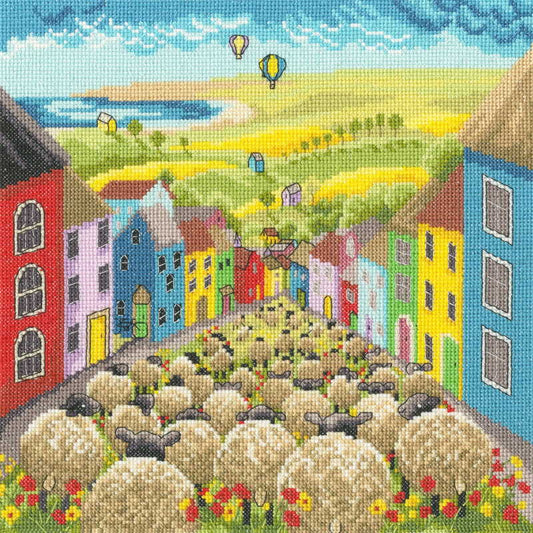 Wool Meet Again Lucy Pittaway Cross Stitch Kit By Bothy Threads
