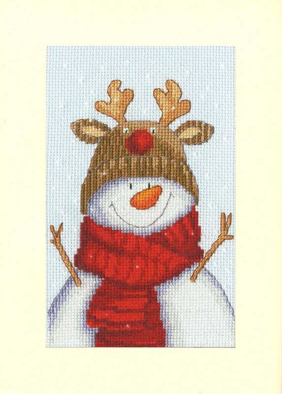 My Little Rudolph Cross Stitch Christmas Card Kit by Bothy Threads
