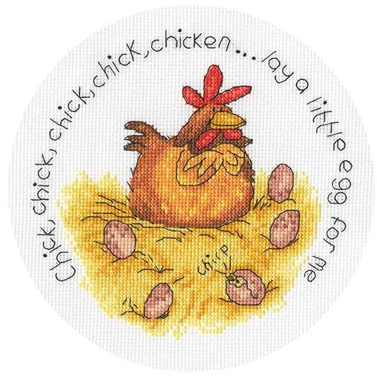 Lay a Little Egg Cross Stitch Kit by Bothy Threads