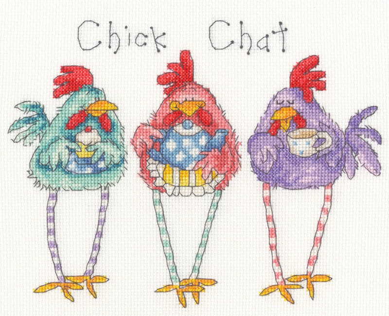 Chick Chat Cross Stitch Kit by Bothy Threads