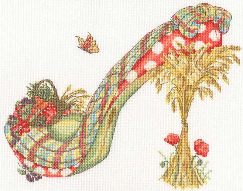 Harvest Cross Stitch Kit By Bothy Threads