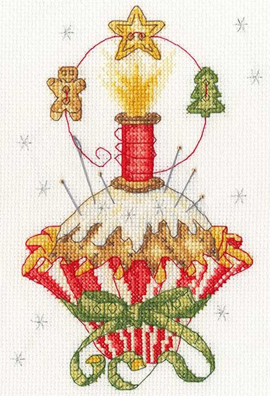 Christmas Trimmings Cross Stitch Kit By Bothy Threads