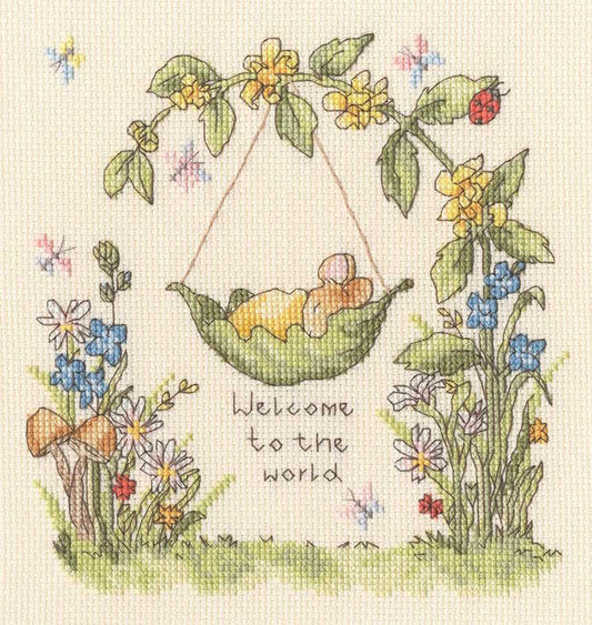 From Little Acorns Cross Stitch Kit By Bothy Threads