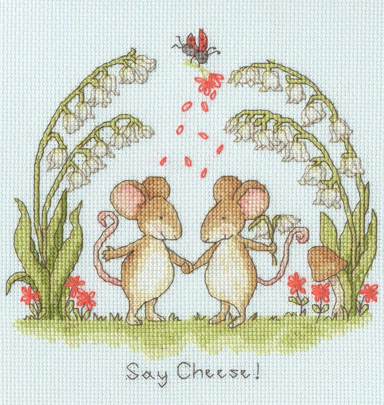 Say Cheese! Cross Stitch Kit By Bothy Threads