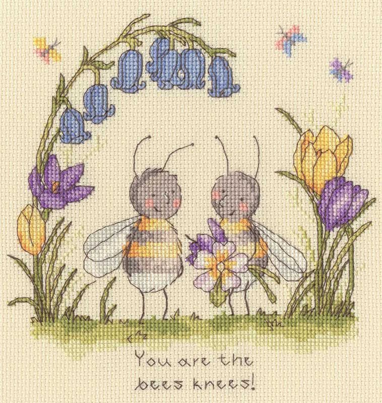 Bees Knees Cross Stitch Kit By Bothy Threads