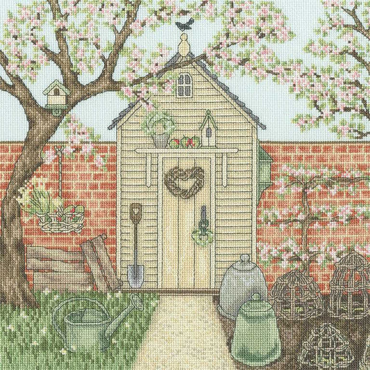 Potting Shed Cross Stitch Kit By Bothy Threads