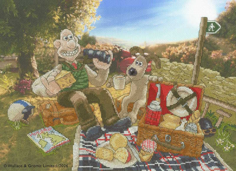 Countryside Picnic Cross Stitch Kit By Bothy Threads